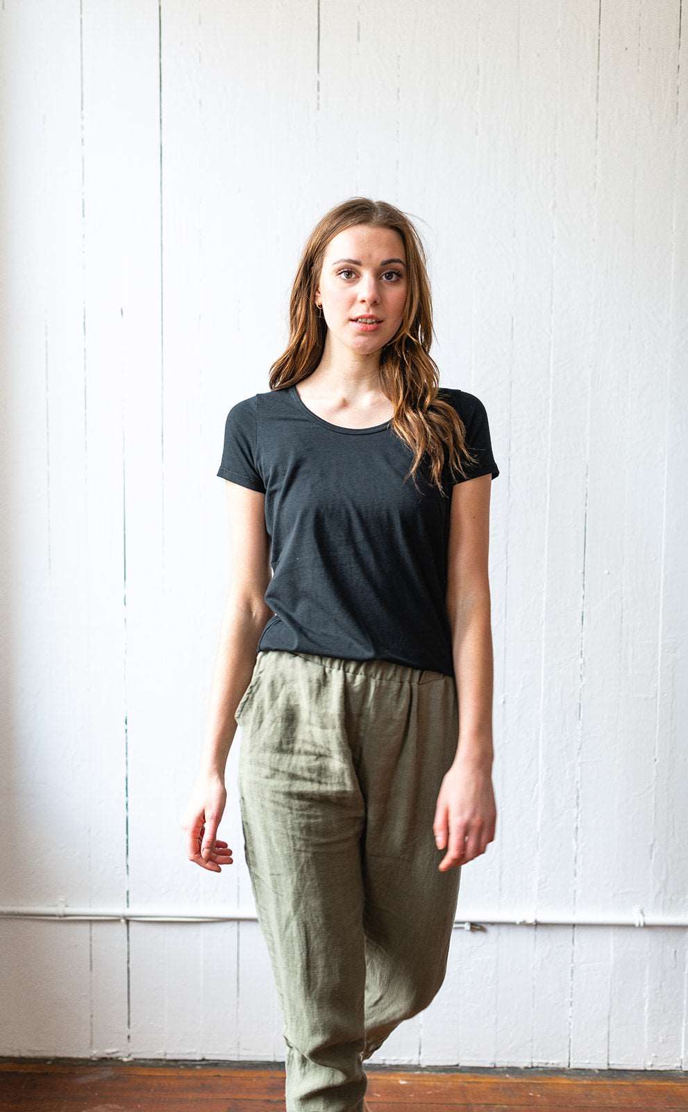 Bamboo Canadian Made Perfect T-Shirt in Black