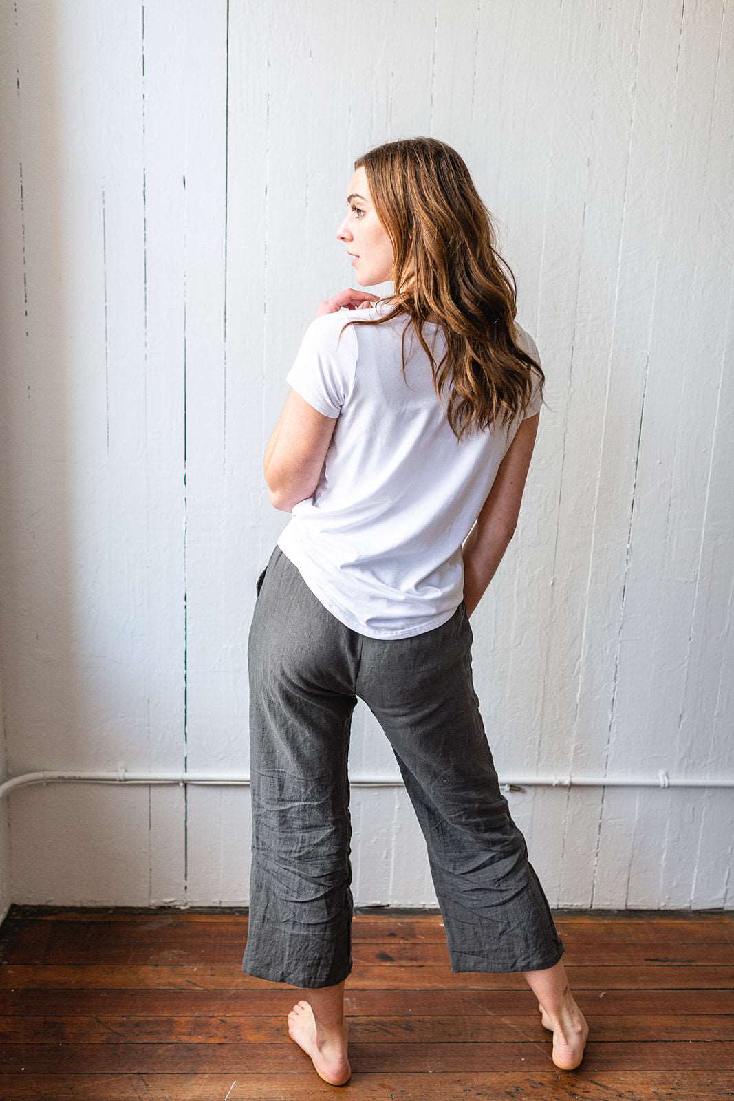 Bamboo Canadian Made Perfect T-Shirt in White
