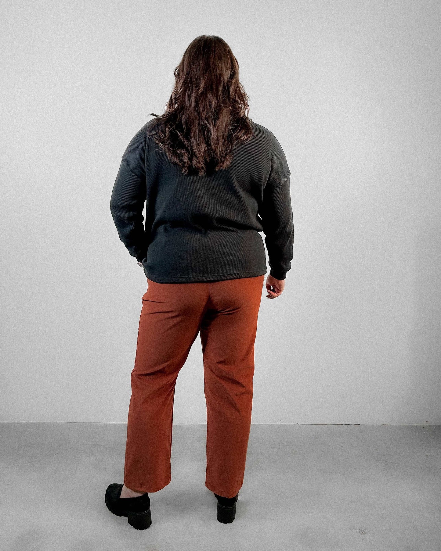 Organic Cotton sustainable rust corduroy pants