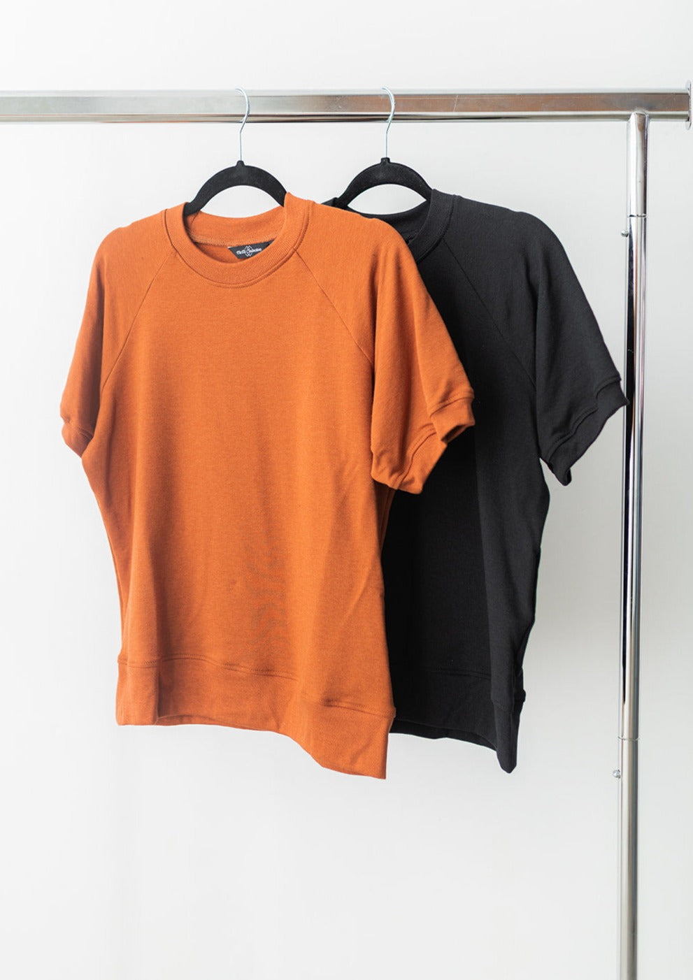 The Short Sleeve Pullover in Black