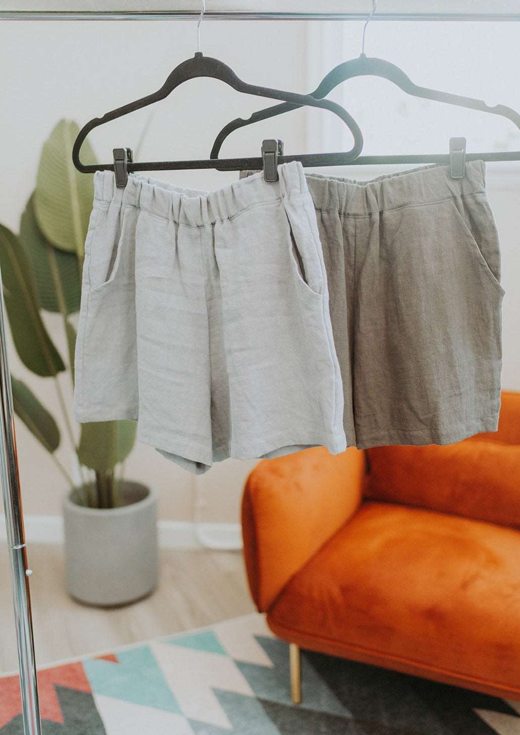 The Linen Short in Shark