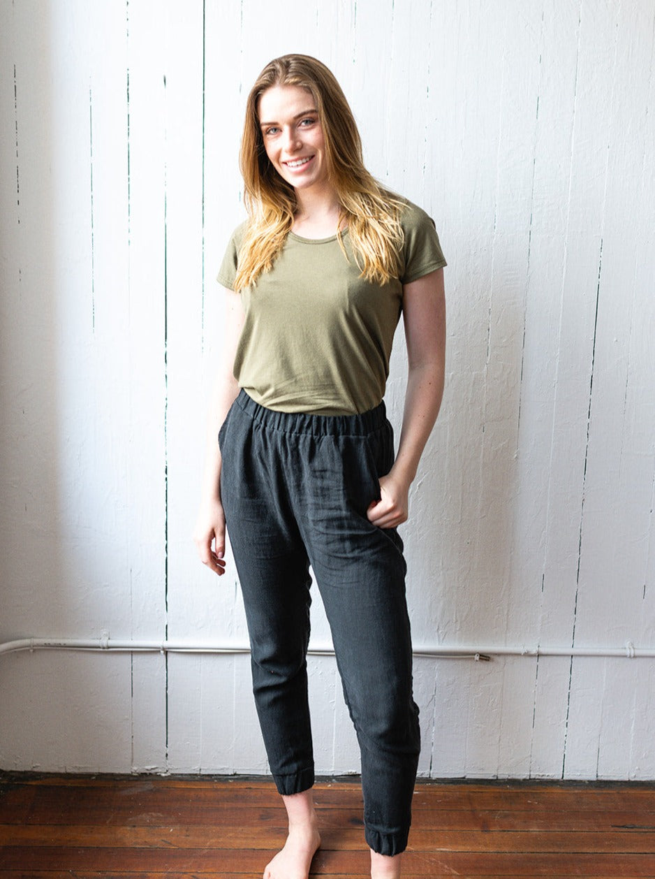 Le t-shirt parfait en olive